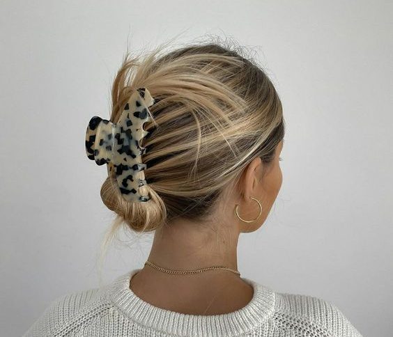 35 Claw Clip Hair Styles and Types of Claw Clips - StyleFundas
